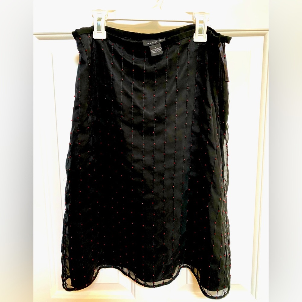 The Limited skirt with embroidery.